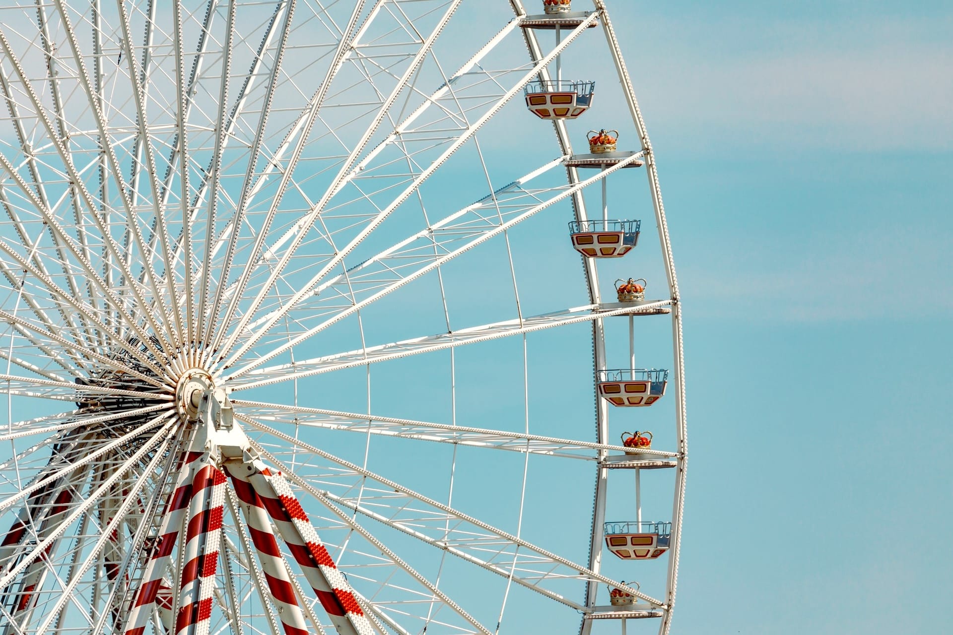 Riesenrad bei Veranstaltung in Rerik